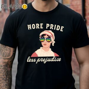 More Pride Less Prejudice LGBTQ Shirt Black Shirt Shirts