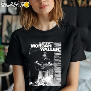 Morgan Wallen Guitar Photo Shirt Black Shirt Shirt
