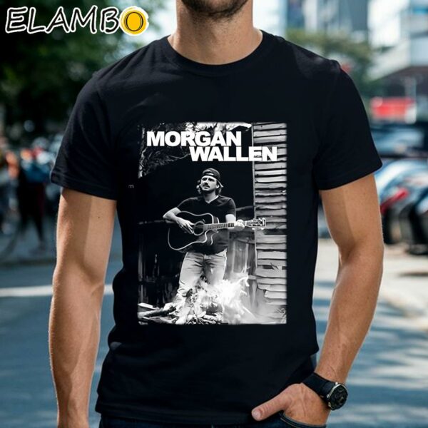 Morgan Wallen Guitar Photo Shirt Black Shirts Shirt