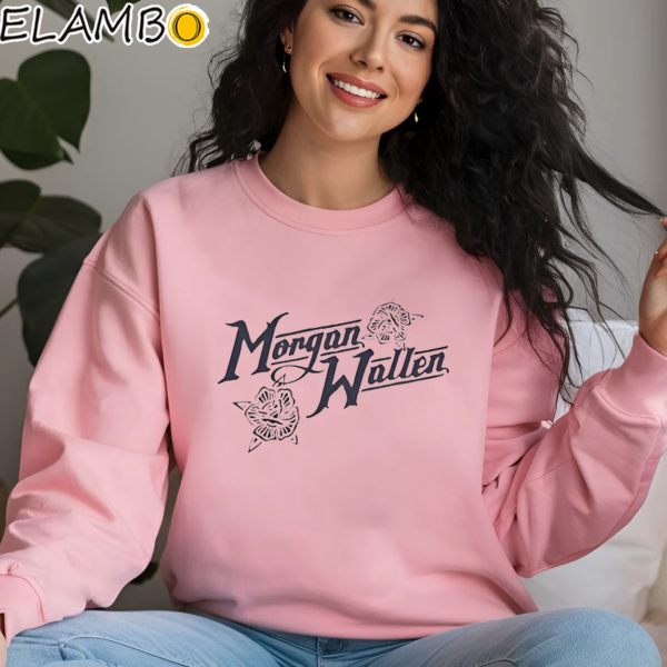 Morgan Wallen Pink Floral Sweatshirt