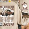 Most Wanted Tour Bad Bunny New Album Crewneck Sweatshirt Printed Printed