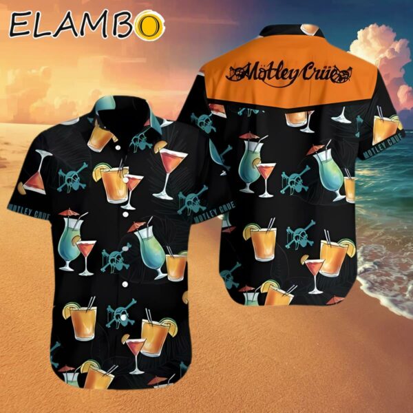 Motley Crue Cocktails Hawaiian Shirt Summer Beach Hawaaian Shirt Hawaaian Shirt
