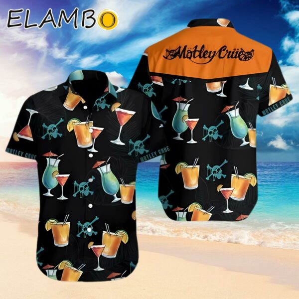 Motley Crue Cocktails Hawaiian Shirt Summer Beach Hawaiian Hawaiian