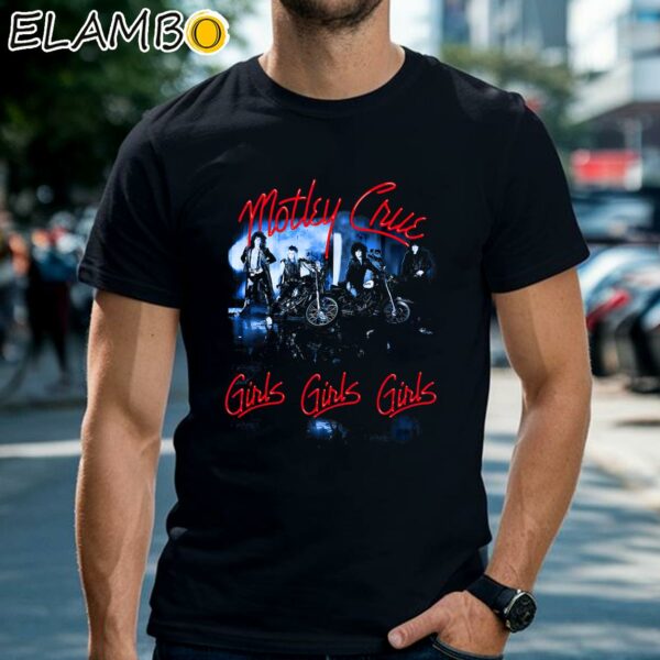Motley Crue Girls Girls Girls Tracklist Shirt Black Shirts Shirt