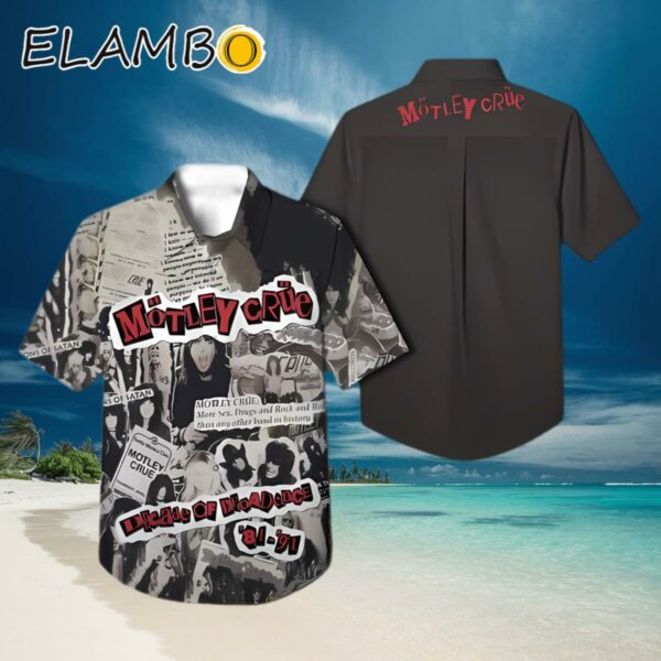 Motley Crue Hawaiian Shirt Music Gifts Hawaiian Hawaiian