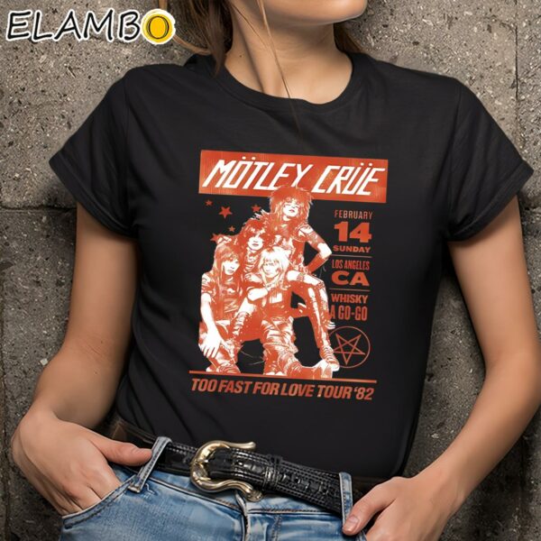 Motley Crue Too Fast For Love 82 Tour Whisky A Go Go Hollywood CA Shirt Black Shirts 9