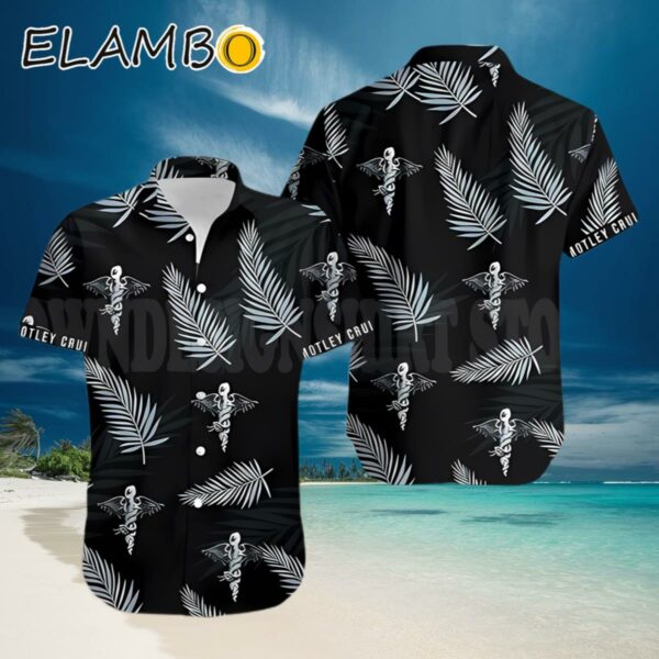 Motley Crue Tropical Leaves Hawaiian Shirt Hawaiian Hawaiian