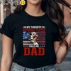 My Favorite Baseball Player Calls Me Dad Shirt Fathers Day Gifts For Daddy Black Shirts Shirt