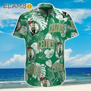 NBA Basketball Tropical Trees Boston Celtics Hawaiian Shirt Aloha Shirt Aloha Shirt