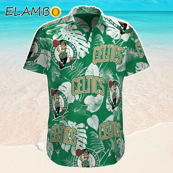 NBA Basketball Tropical Trees Boston Celtics Hawaiian Shirt Hawaaian Shirt Hawaaian Shirt