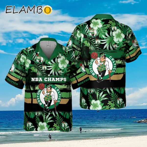 NBA Champions Boston Celtics Hawaiian Shirt Special Floral Summer Hawaiian Shirt Aloha Shirt Aloha Shirt