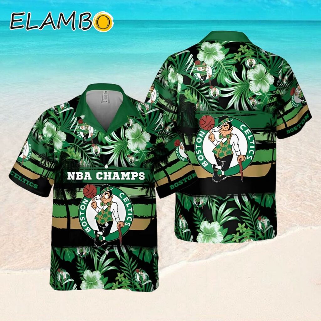NBA Champions Boston Celtics Hawaiian Shirt Special Floral Summer Hawaiian Shirt
