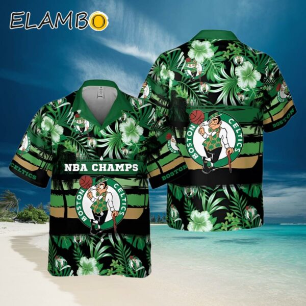 NBA Champions Boston Celtics Hawaiian Shirt Special Floral Summer Hawaiian Shirt Hawaiian Hawaiian