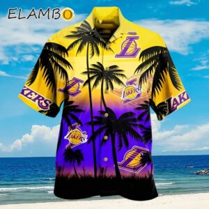 NBA Los Angeles Lakers Hawaiian Shirt Beach Summer Aloha Shirt Aloha Shirt