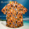 NCAA Auburn Tigers Floral Button Up Shirt Hawaiian Beach Shirt Hawaiian Hawaiian