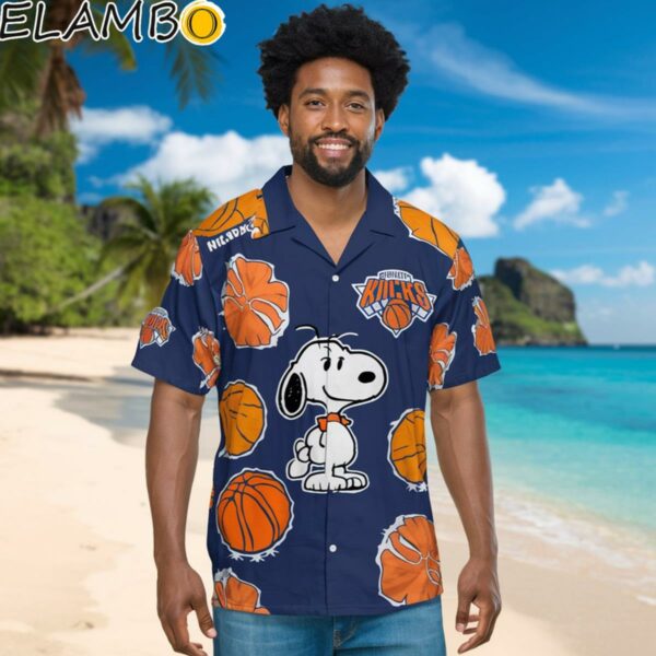 New York Knicks Orange Hibiscus Flower Print Aloha Hawaiian Shirt Hawaiian Hawaiian