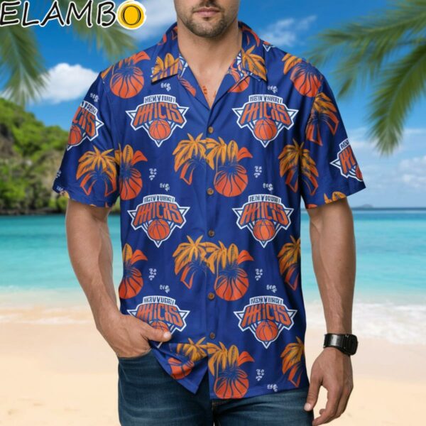 New York Knicks Tropical Hawaiian Shirt Hawaiian Hawaiian