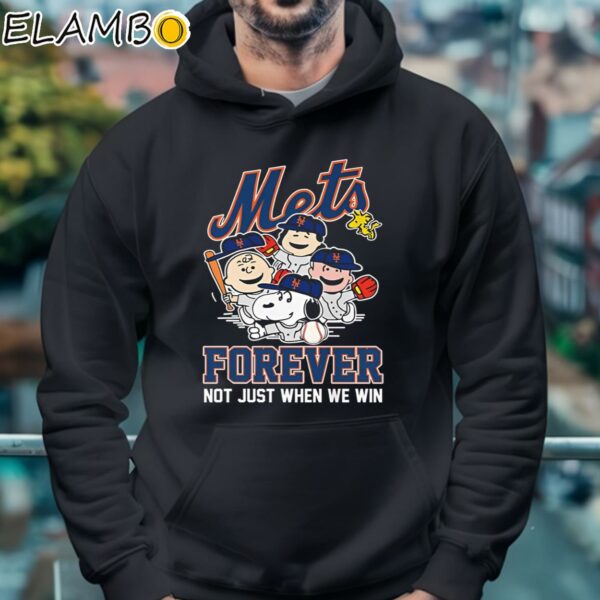 New York Mets Snoopy Peanuts Forever Not Just When We Win Shirt Hoodie 4
