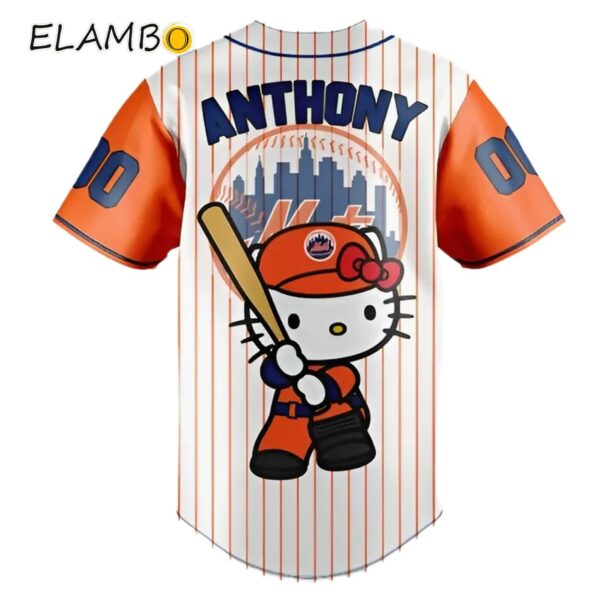 New York Mets Special Hello Kitty Baseball Jersey MLB Custom Name Numbers Printed Thumb