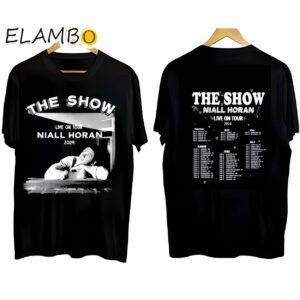 Niall Horan Full Tracklist The Show Live On Tour 2024 Shirt Black Shirt Black Shirt