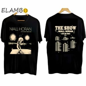 Niall Horan Full Tracklist Tour 2024 The Show 2024 Shirt Black Shirt Black Shirt
