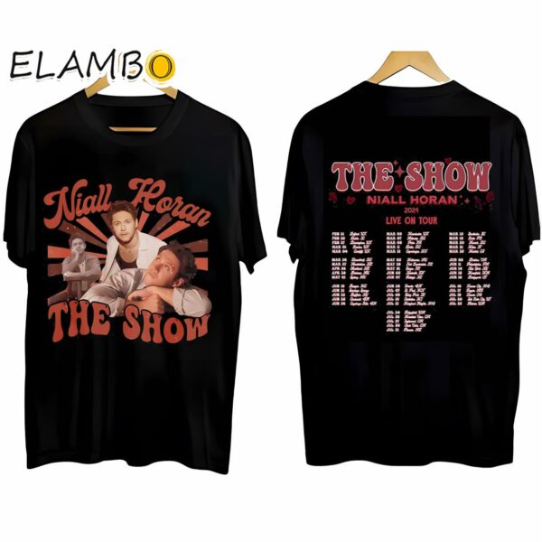 Niall Horan The Show Live On Tour 2024 Shirt Fans Gifts Black Shirt Black Shirt