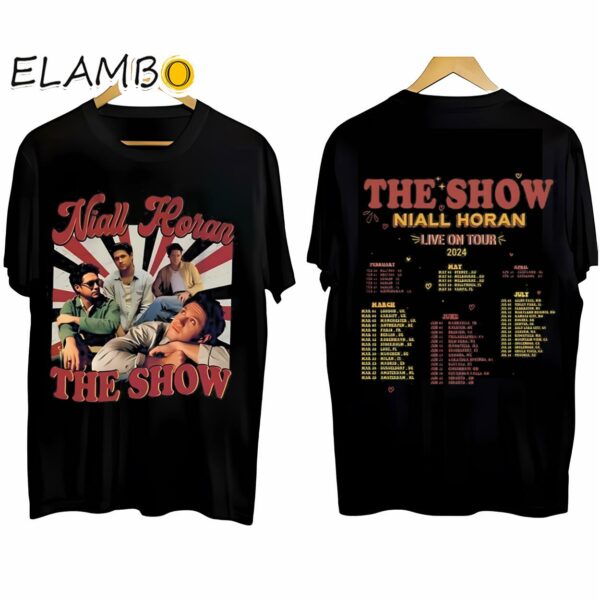 Niall James Horan Merch The Show Live On Tour Niall Horan 2024 Shirt Black Shirt Black Shirt
