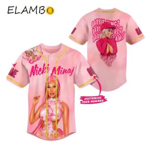 Nicki Minaj Barbie Album Custom Baseball Jersey Printed Thumb