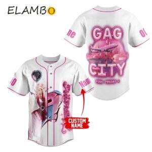 Nicki Minaj Gag City Baseball Jersey Nicki Minaj Pink Friday 2 Merch Printed Thumb