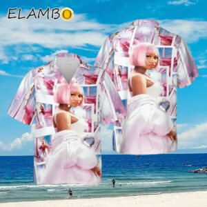 Nicki Minaj Pink Friday 2 Polaroid Hawaiian Shirt Aloha Shirt Aloha Shirt