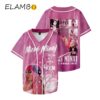 Nicki Minaj Pink Friday 2 Tour Jersey Short Sleeve V Neck Baseball Jersey Printed Thumb