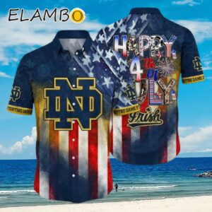 Notre Dame Fighting Irish Hawaiian Shirt 4th Of July Independence Day Gifts Aloha Shirt Aloha Shirt