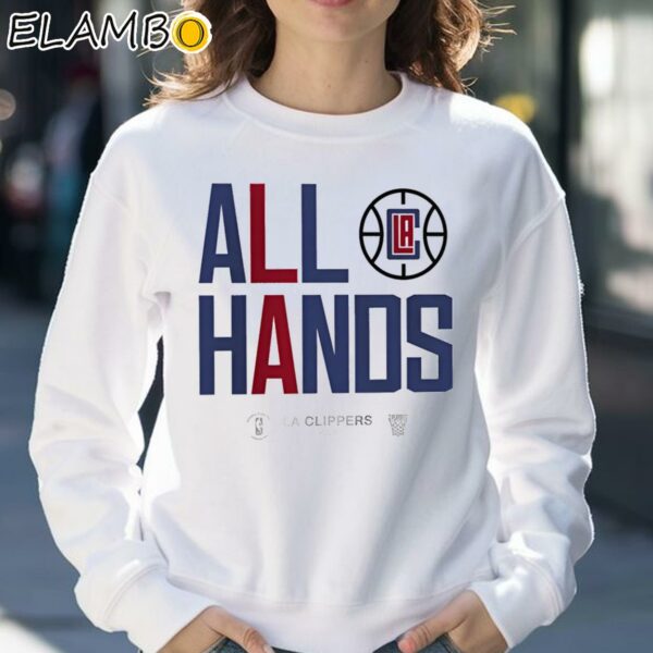 Official LA Clippers All Hands 2024 NBA Playoffs Mantra Shirt Sweatshirt 30