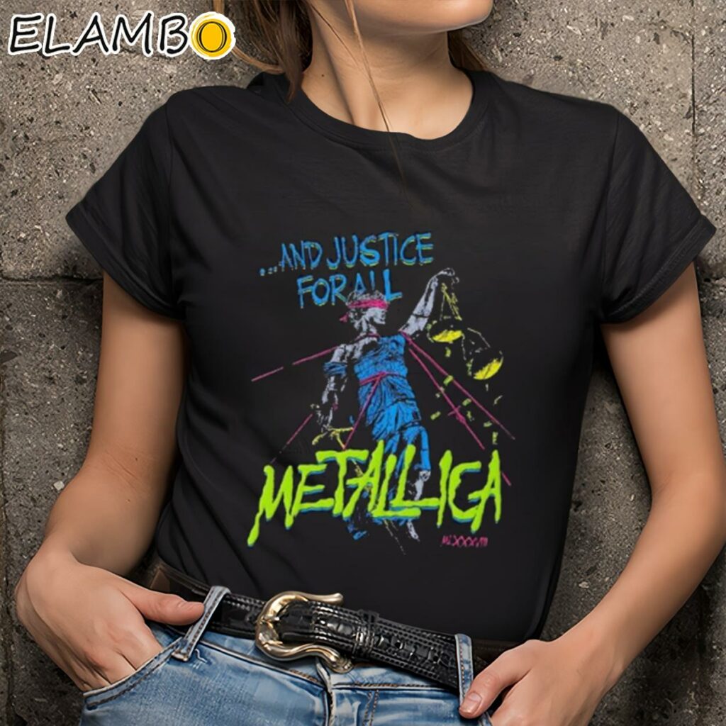 Official Metallica And Justice For All Puff Shirt