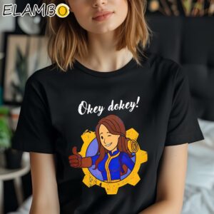 Okey Dokey Lucy Maclean From Fallout Shirt Black Shirt Shirt