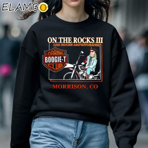 On The Rocks III Red Rocks Amphitheater Morrison Co Drama Boogie T Club Shirt Sweatshirt 5