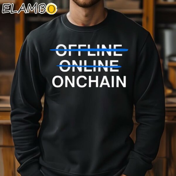 Onchain Not Offline Online Shirt Sweatshirt 11