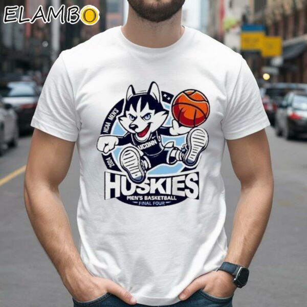 Original UConn Huskies Basketball Final Four NCAA 2024 Mascot Shirt 2 Shirts 26