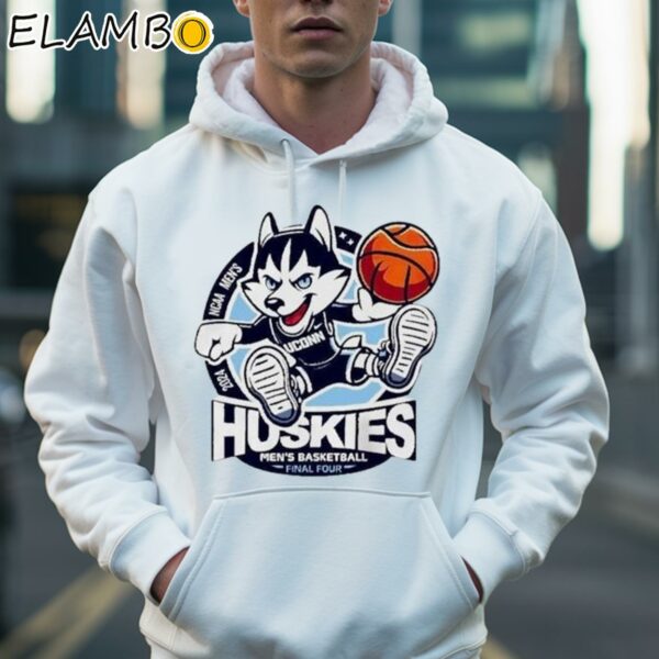 Original UConn Huskies Basketball Final Four NCAA 2024 Mascot Shirt Hoodie 36