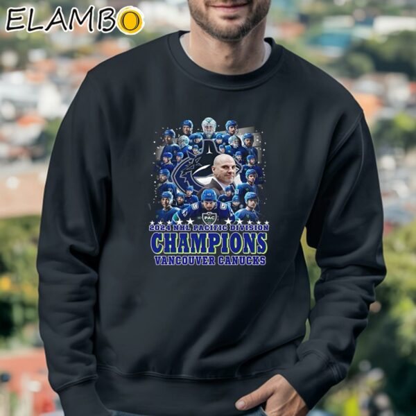 Pacific Division NHL Champions 2024 Vancouver Canucks Shirt Sweatshirt 3