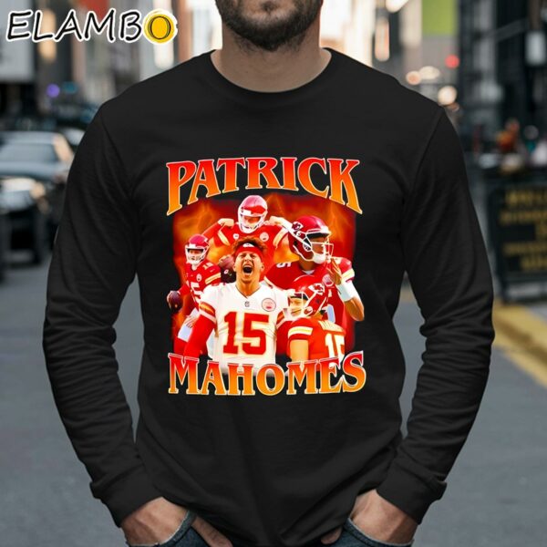 Patrick Mahomes Number 15 Kansas City Chiefs Football Player Shirt Longsleeve 40