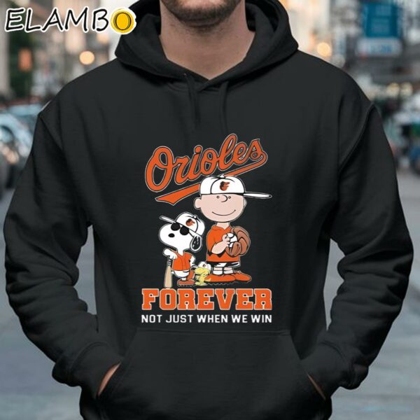 Peanuts Snoopy And Charlie Brown Baltimore Orioles 2024 Forever Not Just When We Win Shirt Hoodie 37