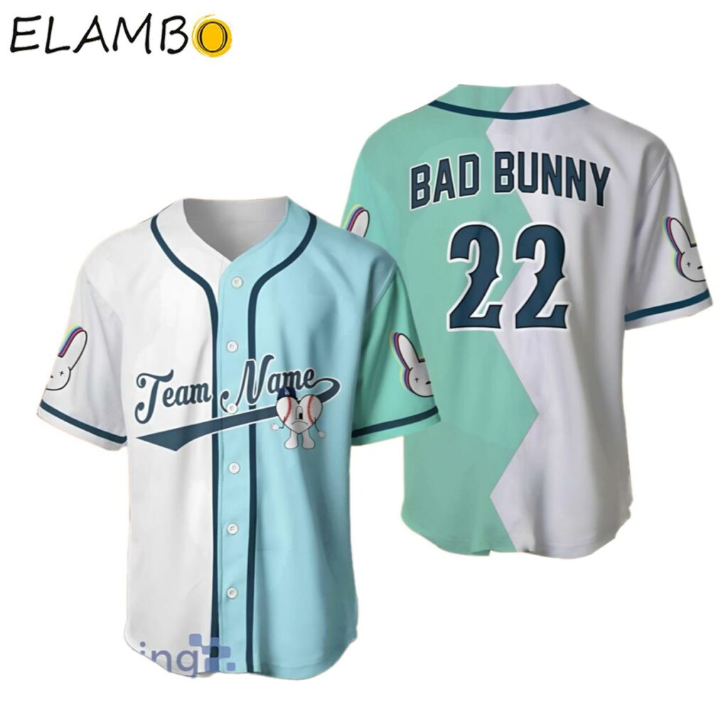 Personalized Bad Bunny Jersey Baseball For Music Fans