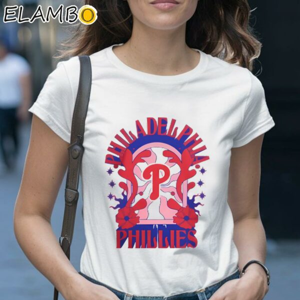Philadelphia Phillies New Era White Ringer Shirt