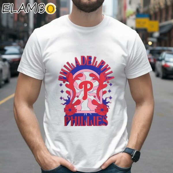 Philadelphia Phillies New Era White Ringer Shirt 2 Shirts 26