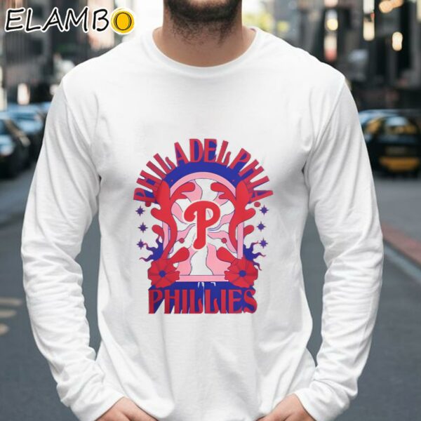 Philadelphia Phillies New Era White Ringer Shirt Longsleeve 39