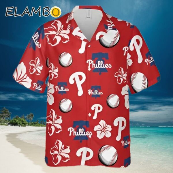 Philadelphia Phillies Vintage Aloha Hawaiian Shirt Button Down Hawaiian Hawaiian