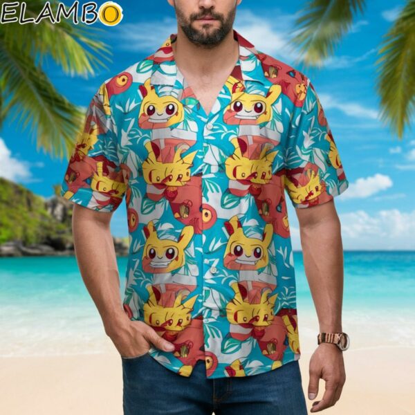Pikachu Lover Hawaiian Shirt And Shorts Summer Vacation Gift Printed Aloha