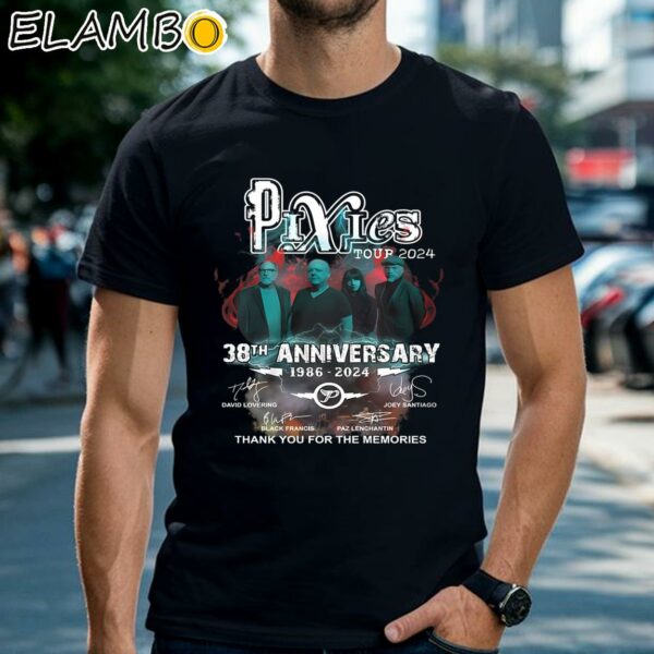 Pixies Tour 2024 38th Anniversary 1986 2024 Thank You For The Memories Shirt Black Shirts Shirt
