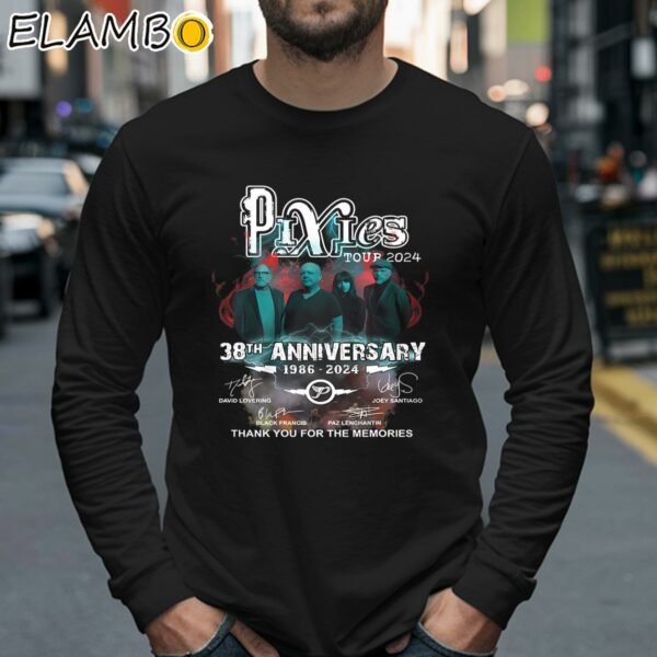 Pixies Tour 2024 38th Anniversary 1986 2024 Thank You For The Memories Shirt Longsleeve 40